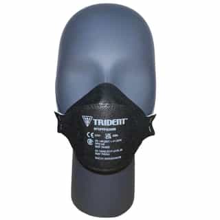 Project 3 by Trident FFP3 Black Face Mask Respirator with Head Band Straps