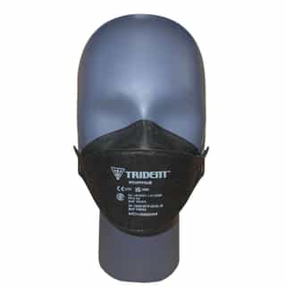 Project 3 by Trident FFP3 Black Face Mask Respirator with Head Band Straps