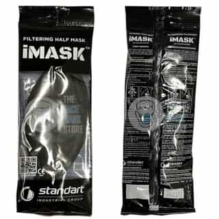 iMask FFP3 Unvalved Mask in Black - Pack of 10